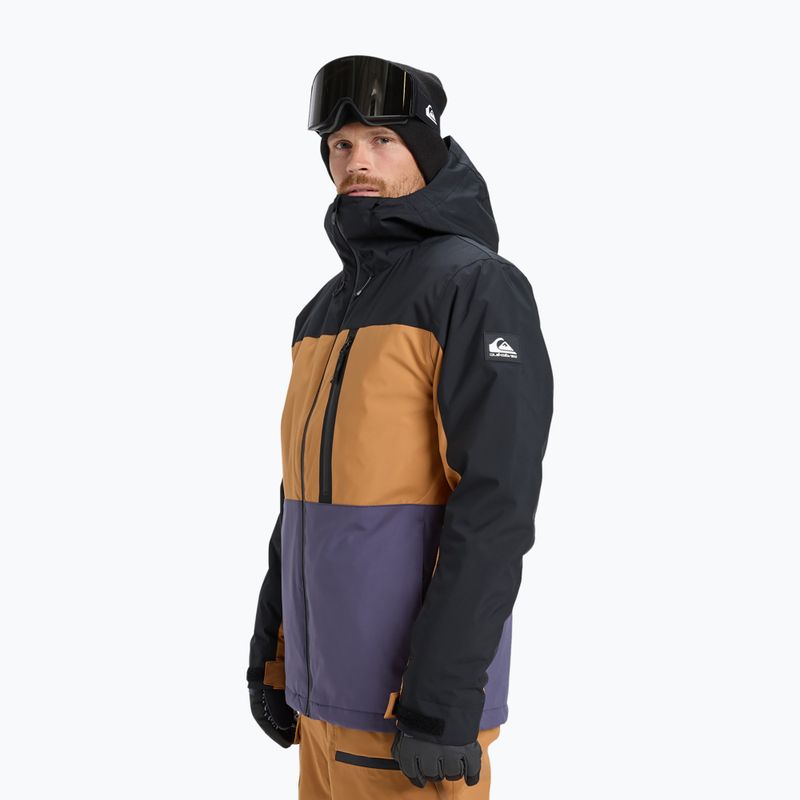Giacca da snowboard uomo Quiksilver Sycamore Block 20K dark ivy 4
