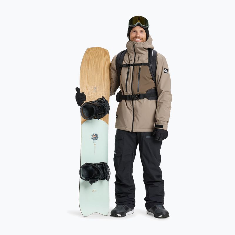 Giacca da snowboard per bambini Quiksilver Sycamore Solid 20K fallen rock 2