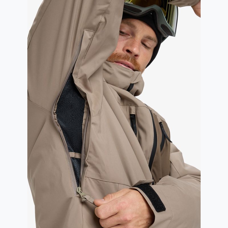 Giacca da snowboard da uomo Quiksilver Sycamore Solid 20K fallen rock 7