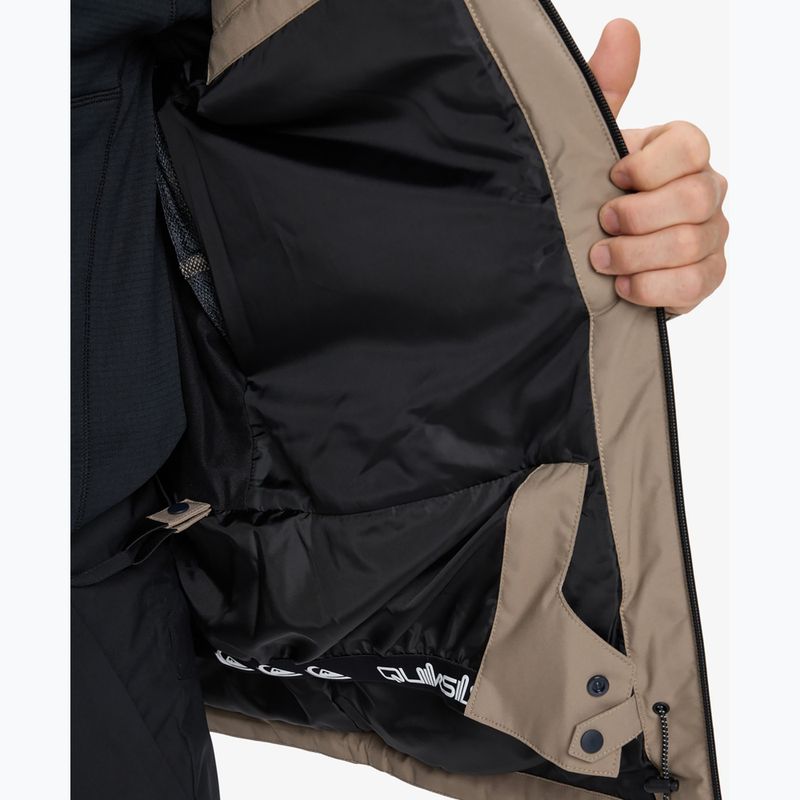 Giacca da snowboard da uomo Quiksilver Sycamore Solid 20K fallen rock 13