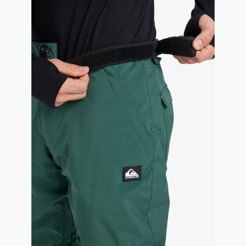 Pantaloni da snowboard per bambini Quiksilver Estate trekking green 7