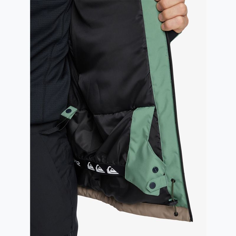 Giacca da snowboard uomo Quiksilver Sycamore Block 20K dark ivy 11