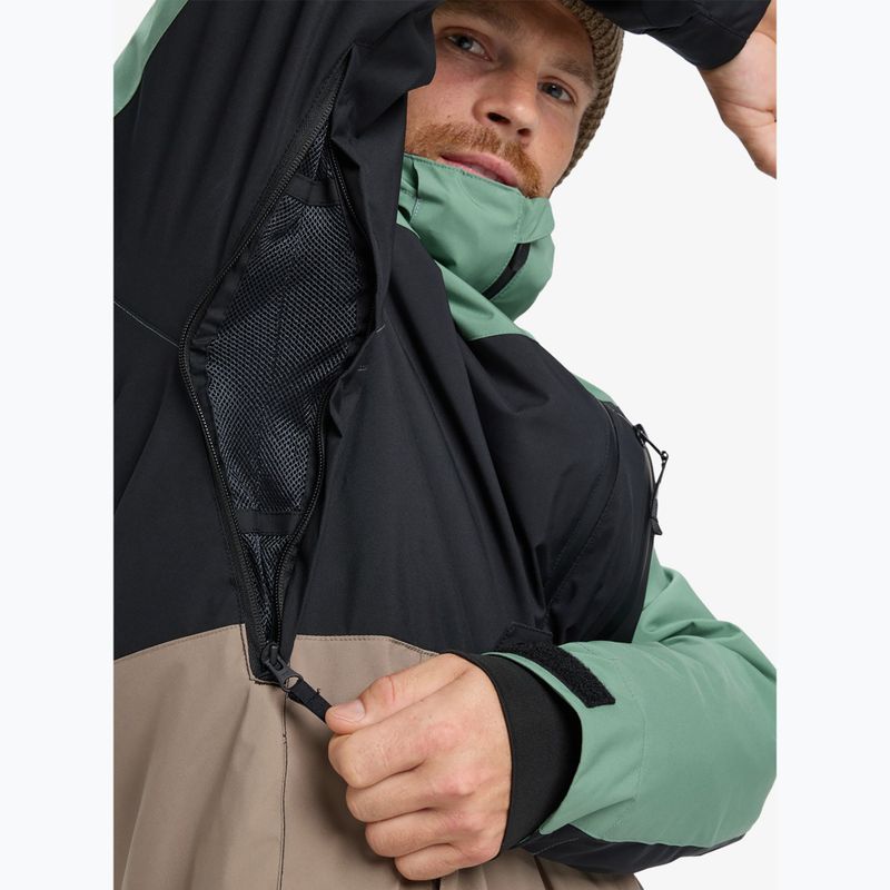 Giacca da snowboard uomo Quiksilver Sycamore Block 20K dark ivy 8