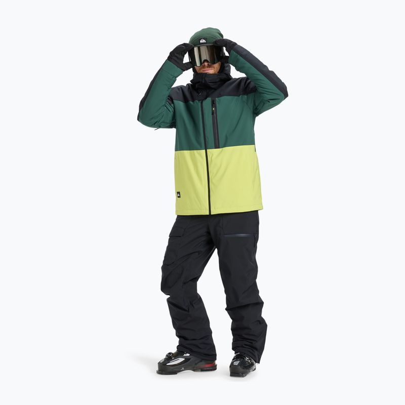 Giacca da snowboard uomo Quiksilver Sycamore Block 20K dark ivy 2