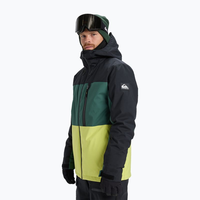 Giacca da snowboard uomo Quiksilver Sycamore Block 20K dark ivy 4