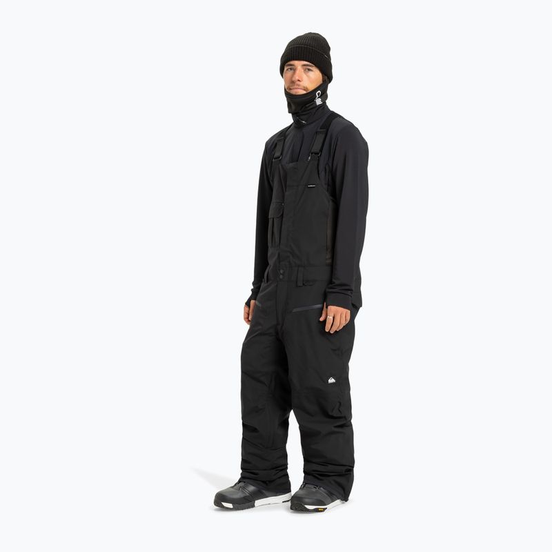 Pantaloni da snowboard uomo Quiksilver Paramo Stretch 20K Bib true black 3