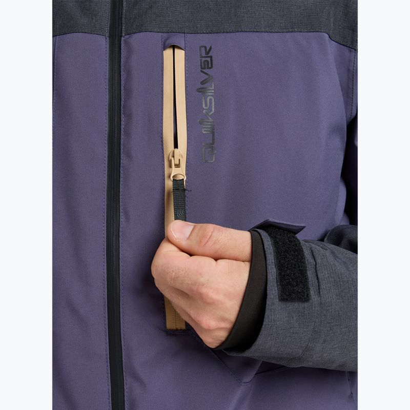 Giacca da snowboard uomo Quiksilver Dawson graystone 8