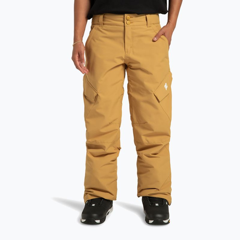 Pantaloni da snowboard per bambini DC Nonchalant mustard gold