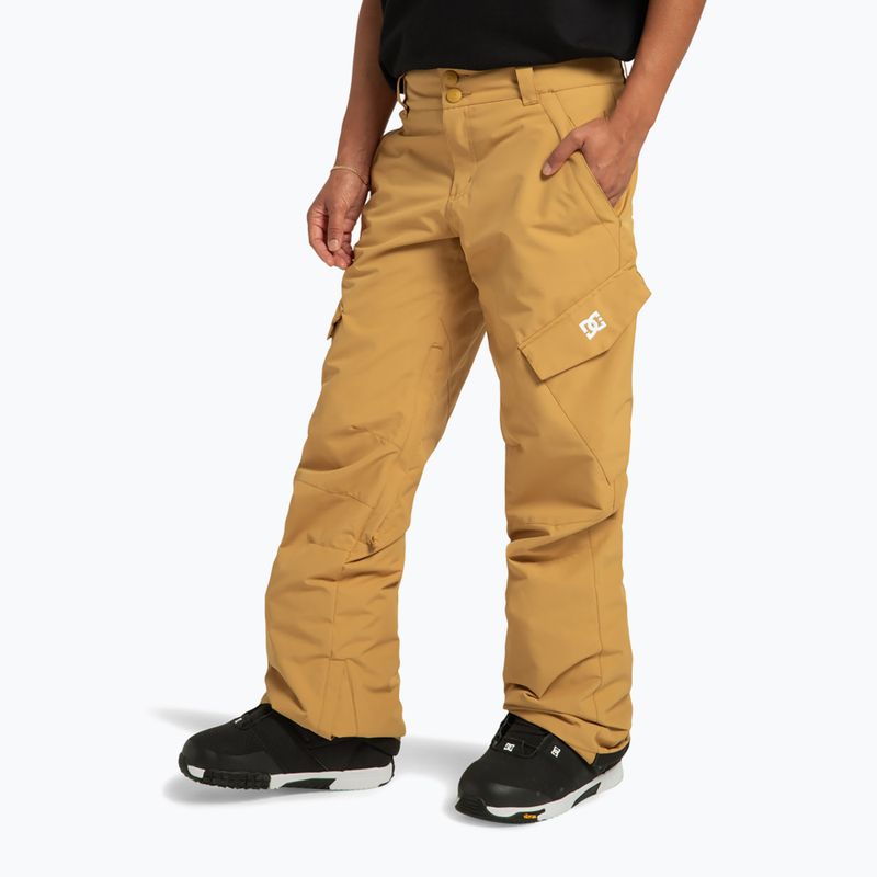 Pantaloni da snowboard per bambini DC Nonchalant mustard gold 4