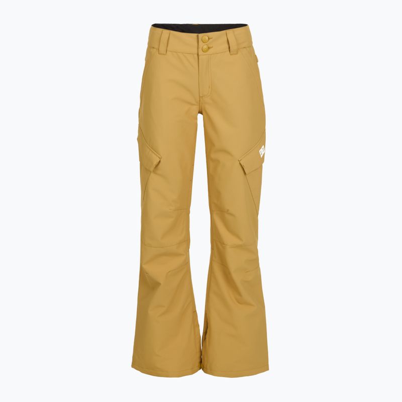 Pantaloni da snowboard per bambini DC Nonchalant mustard gold 6