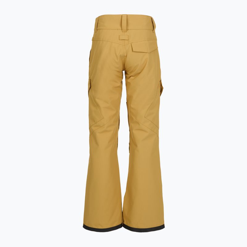 Pantaloni da snowboard per bambini DC Nonchalant mustard gold 7
