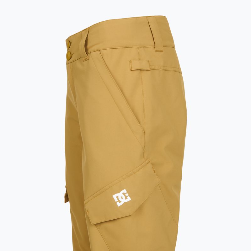 Pantaloni da snowboard per bambini DC Nonchalant mustard gold 8
