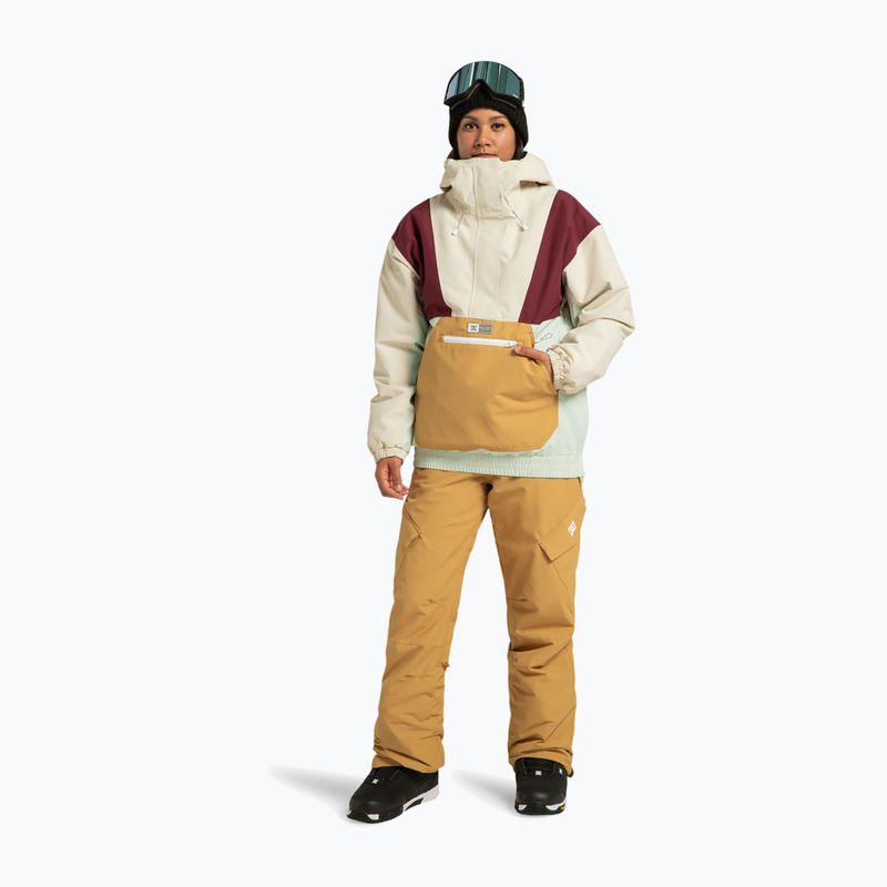Giacca da snowboard donna DC Chalet Anorak oatmeal 2
