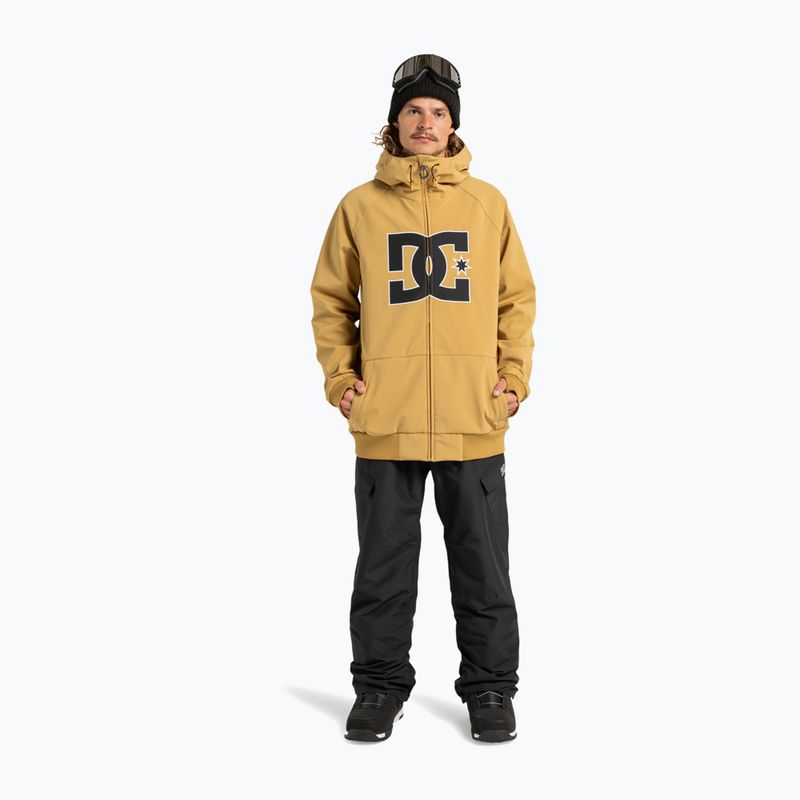 Giacca da snowboard uomo DC Spectrum Softshell mustard gold 2