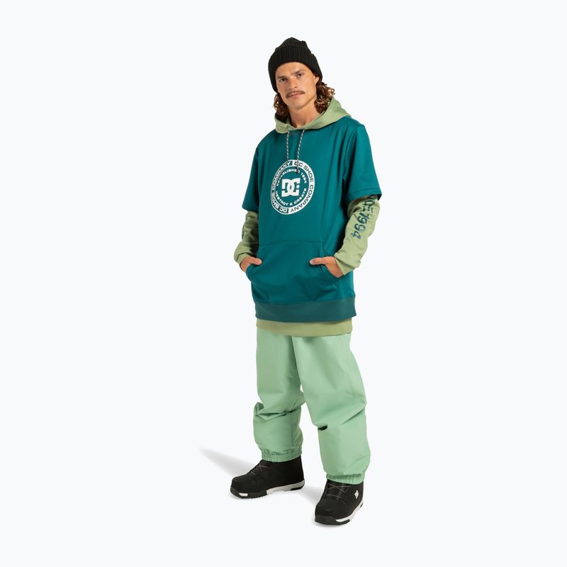 Felpa da snowboard uomo DC Dryden deep teal 2