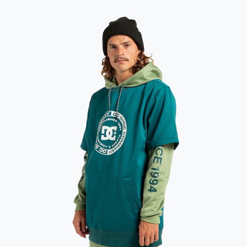 Felpa da snowboard uomo DC Dryden deep teal 4
