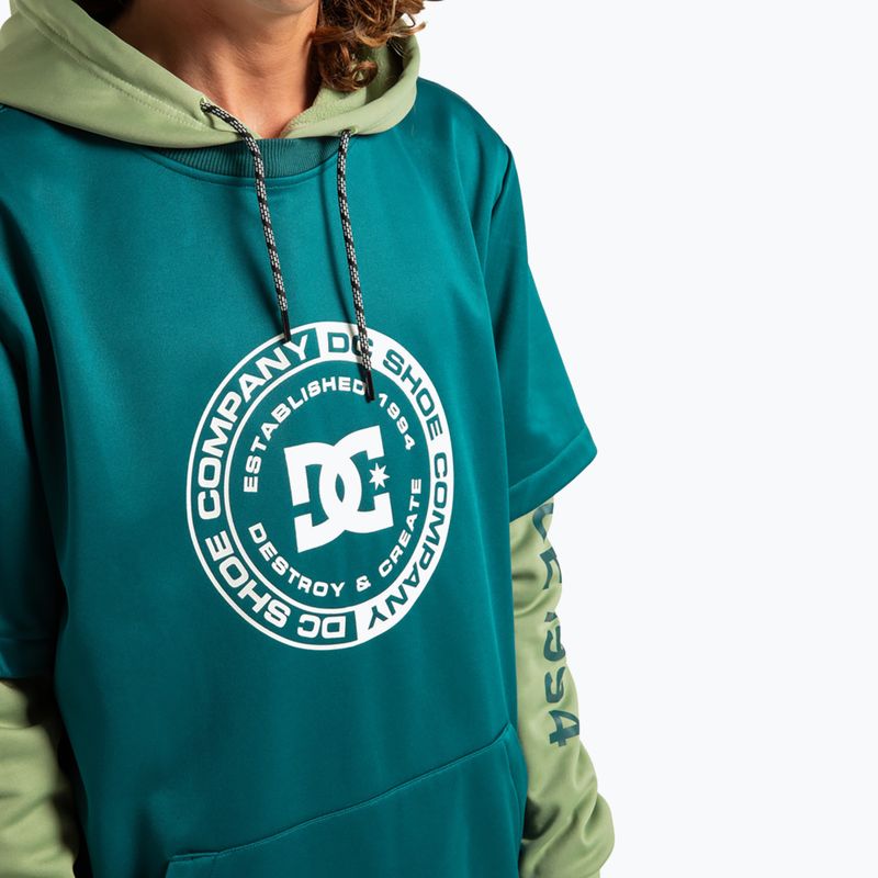 Felpa da snowboard uomo DC Dryden deep teal 5