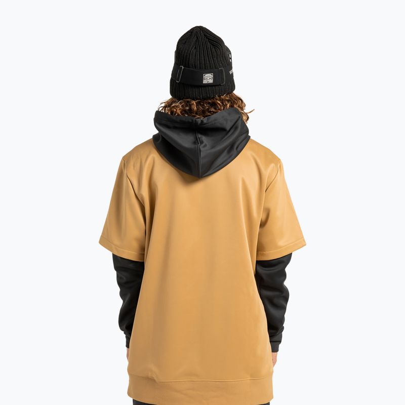 Felpa snowboard uomo DC Dryden mustard gold 3