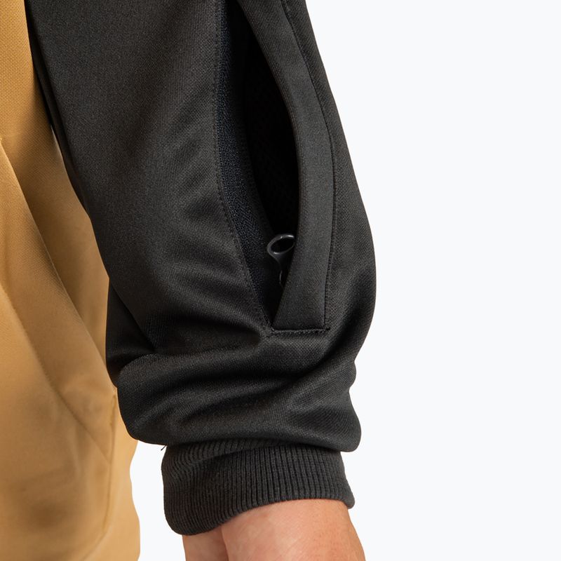 Felpa snowboard uomo DC Dryden mustard gold 5