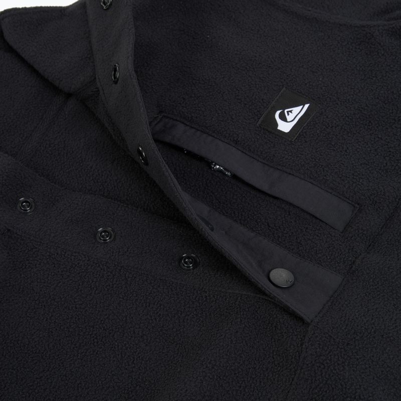 Felpa in pile bambino Quiksilver No Destination Half Zip black 3