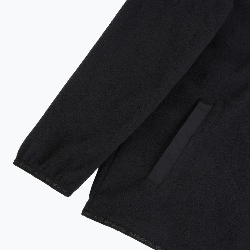 Felpa in pile bambino Quiksilver No Destination Half Zip black 4