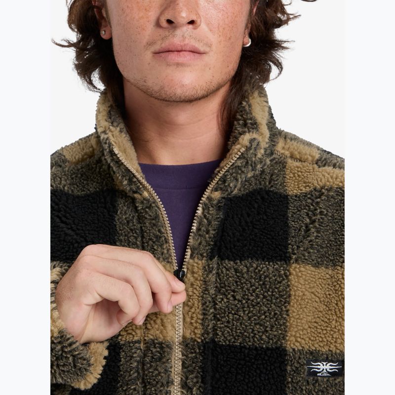 Felpa da snowboard uomo Quiksilver Mercury Woodlands Sherpa Woodlands Elmwood 5