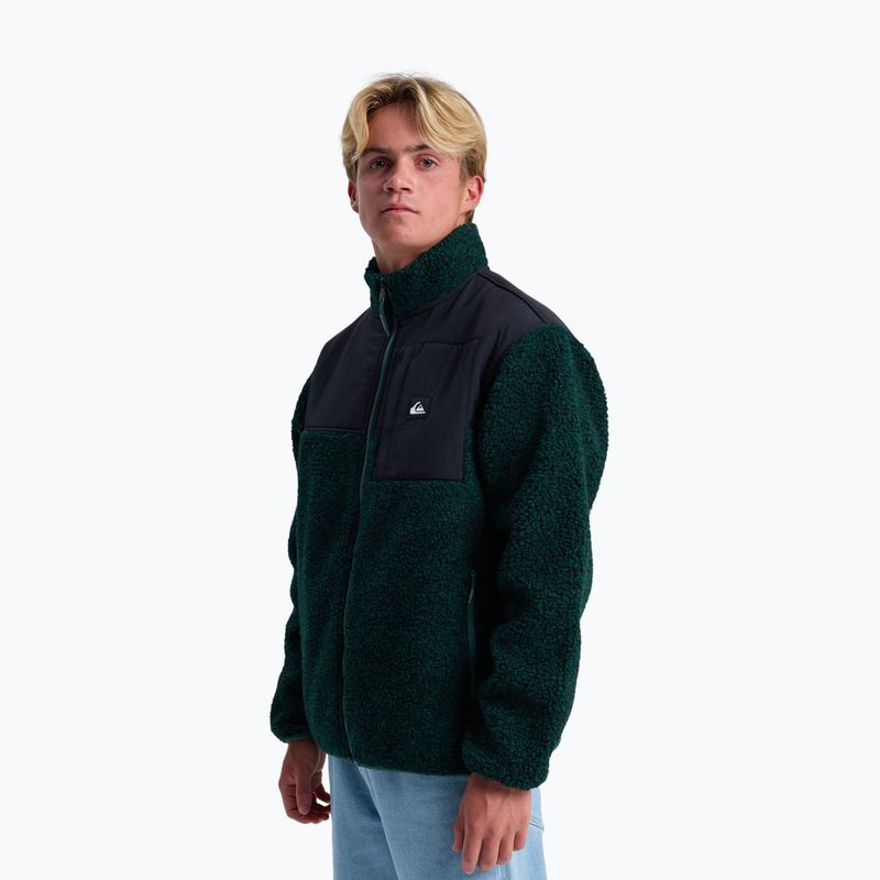 Pile da uomo Quiksilver Sallow Water Full Zip Indian Ink Heather 4