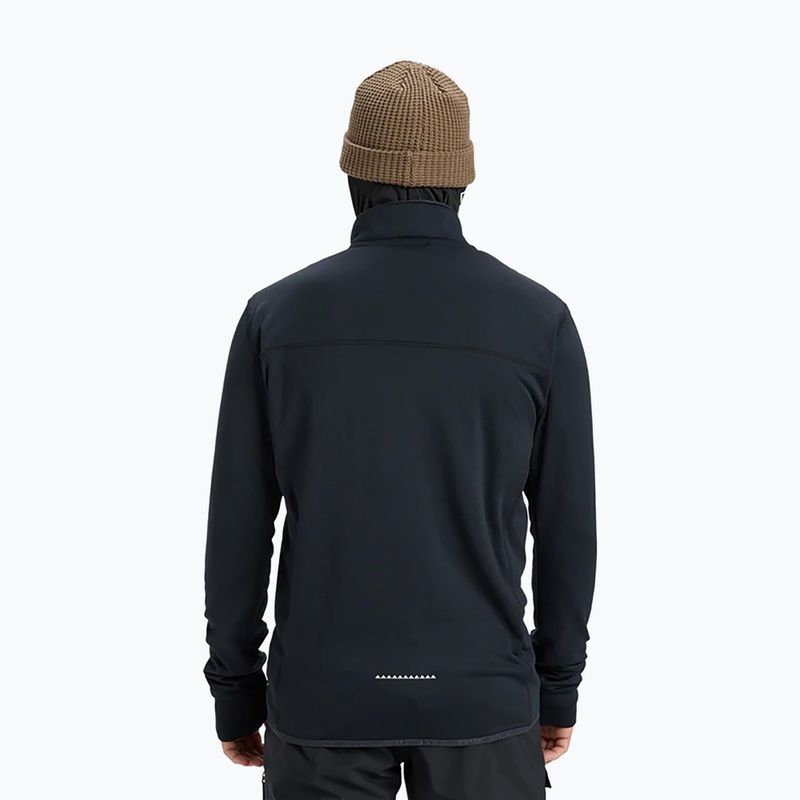 Felpa da uomo per snowboard Quiksilver Steep Point Full Zip Fleece true black 3