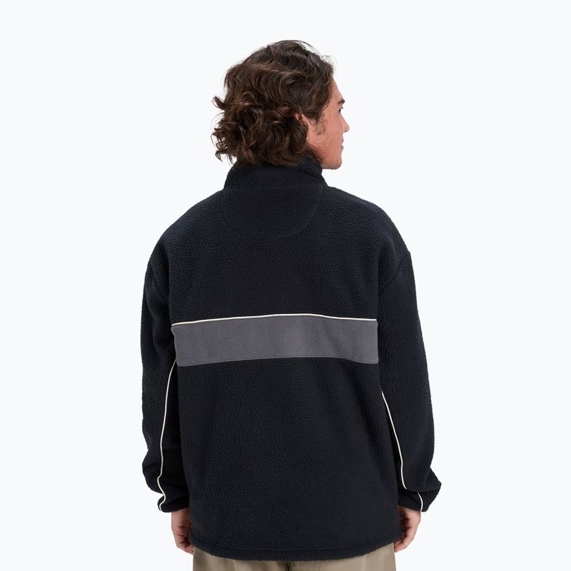 Felpa da snowboard uomo Quiksilver Omni Sherpa Half Zip black 3