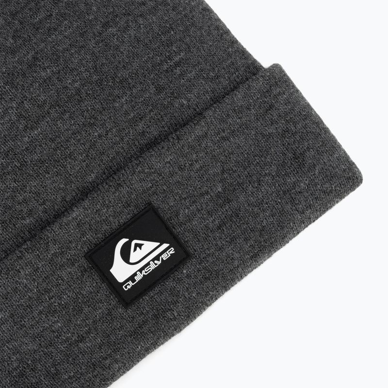 Berretto invernale da uomo Quiksilver Brigade Beanie dark grey heather 3