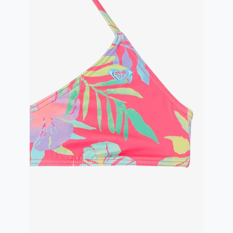Costume da bagno due pezzi bambino ROXY Aquarella Tri Bralette Set sangria sunset 3