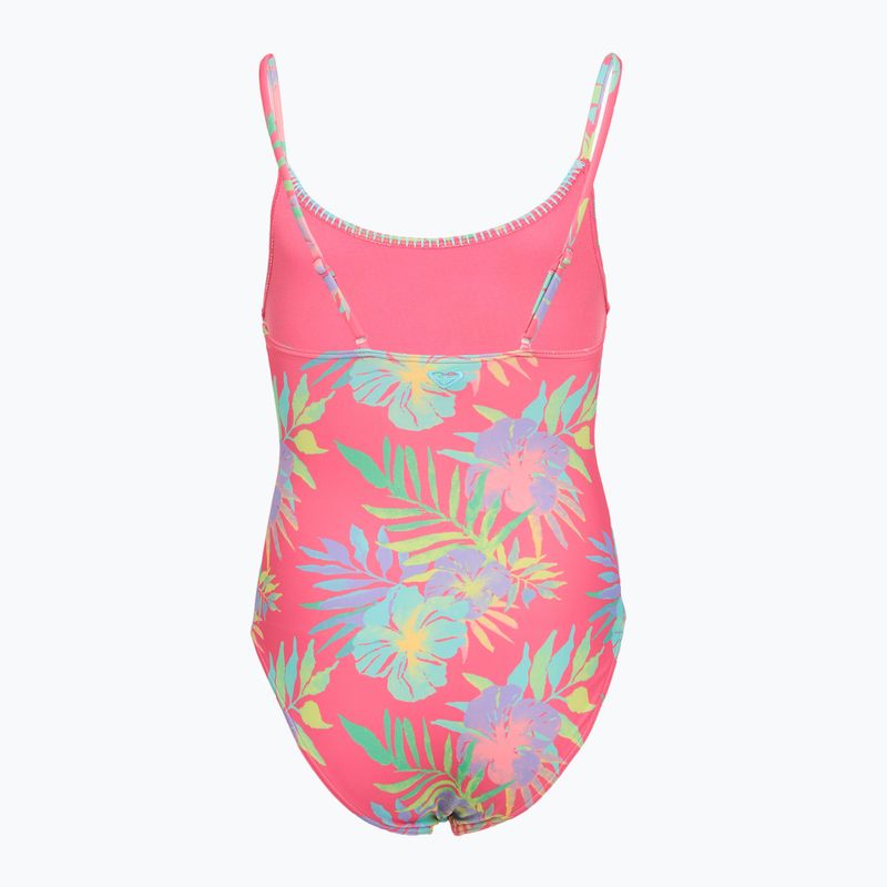 Costume da bagno intero per bambini ROXY Aquarella sangria sunset aquarella rg 2
