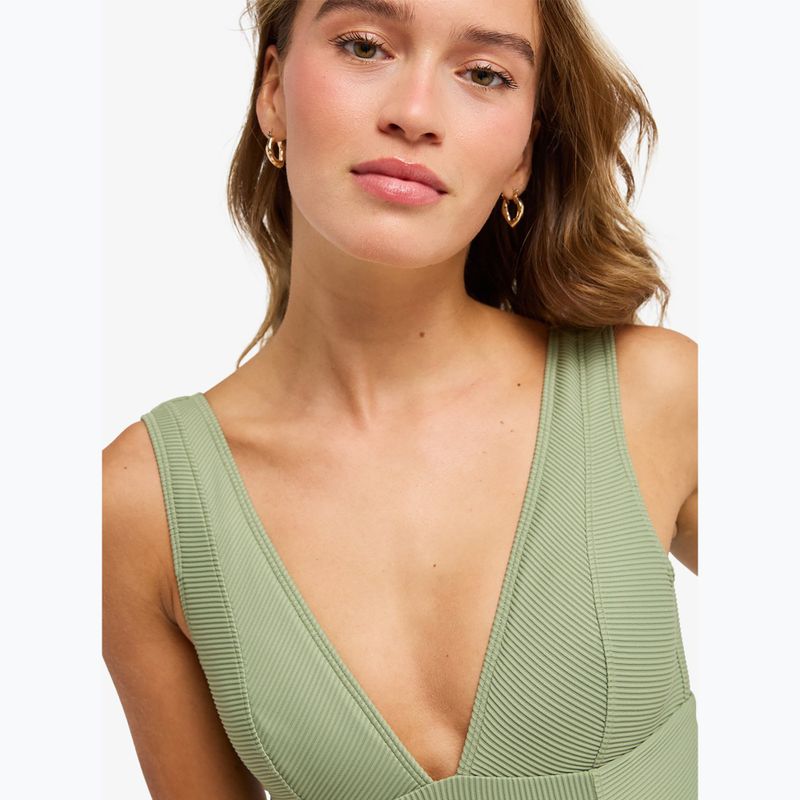Costume da bagno intero da donna ROXY Elongated oil green 5