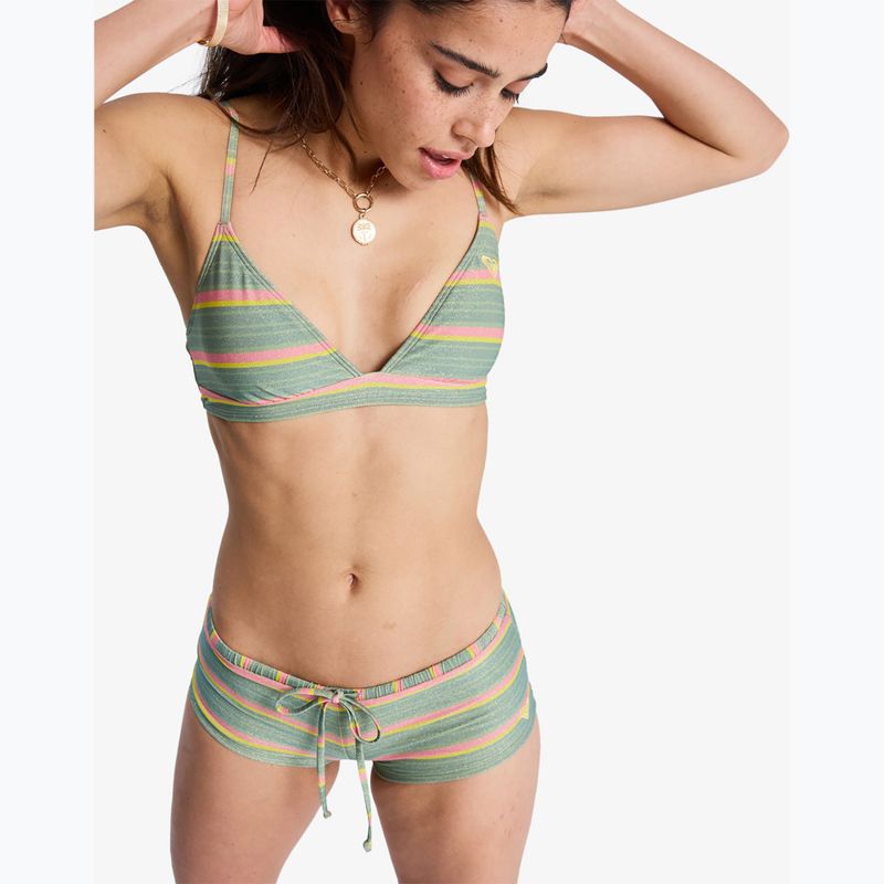 Slip da bagno ROXY Ocean Dreamer Classic Shorty Lr oil green say it with stripes 5