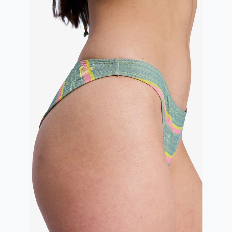 Slip da bagno ROXY Ocean Dreamer Cheeky oil green say it with stripes 6