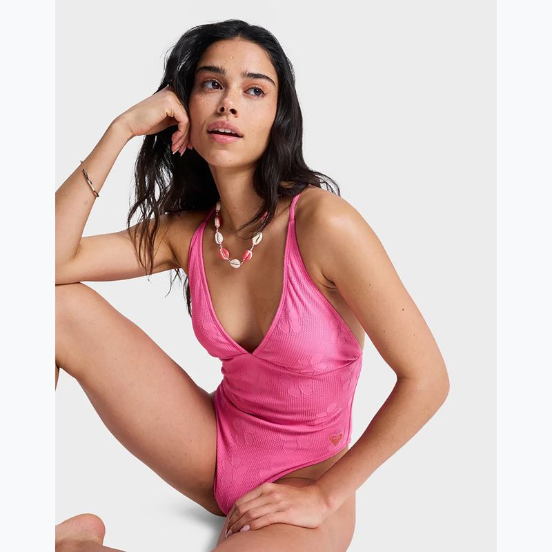 Costume da bagno intero da donna ROXY Paradise HI sangria sunset 8