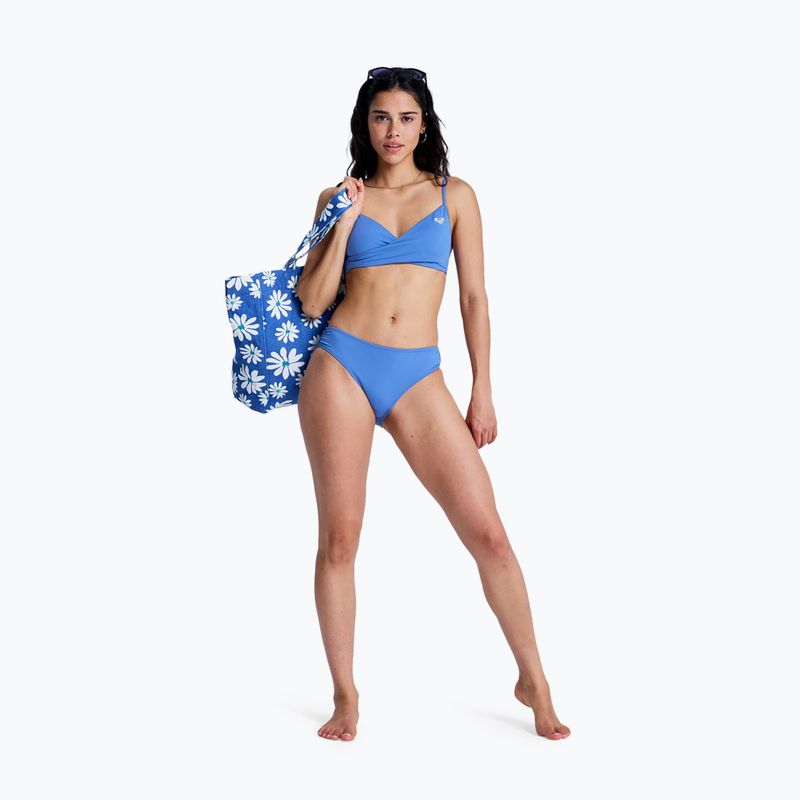 Parte superiore del costume da bagno ROXY Solid Essentials Wrap Bralette dutch blue 2