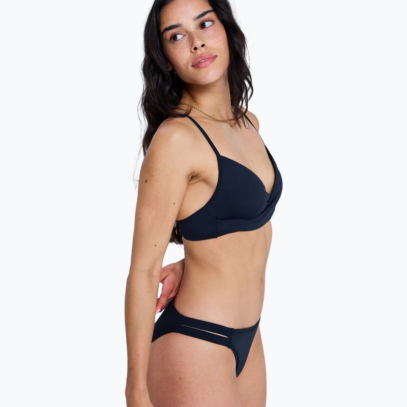 Parte superiore del costume da bagno ROXY Solid Essentials Wrap Bralette anthracite 4