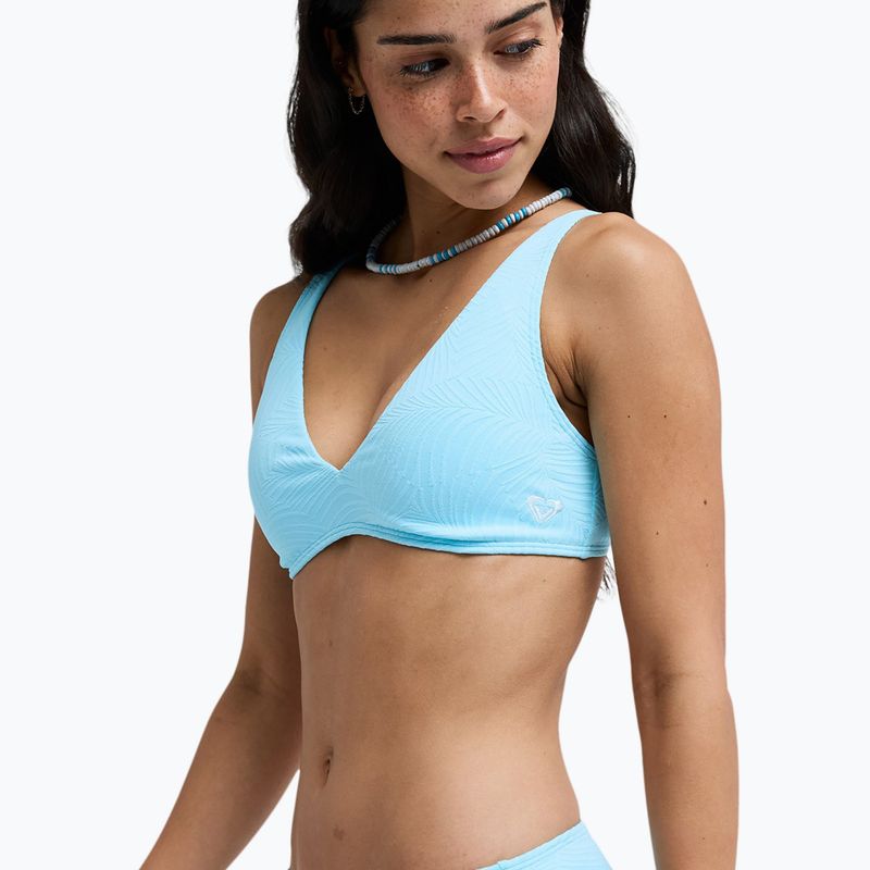 Parte superiore del costume da bagno ROXY Palm Dreams Elongated Tri tanager turquoise 5