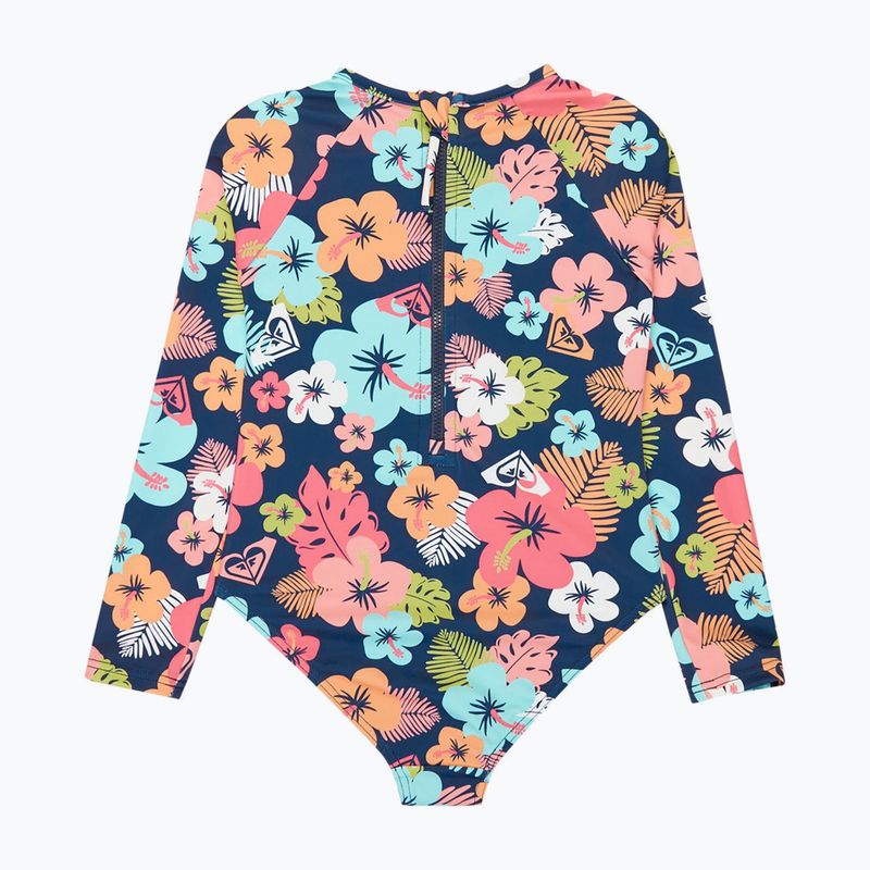 Costume da bagno intero bambino ROXY Morning Flower Onesie mood indigo morning flowers 2