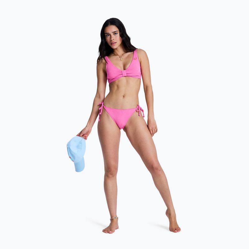 Slip da bagno ROXY Paradise Tie Side Moderate sangria sunset 3