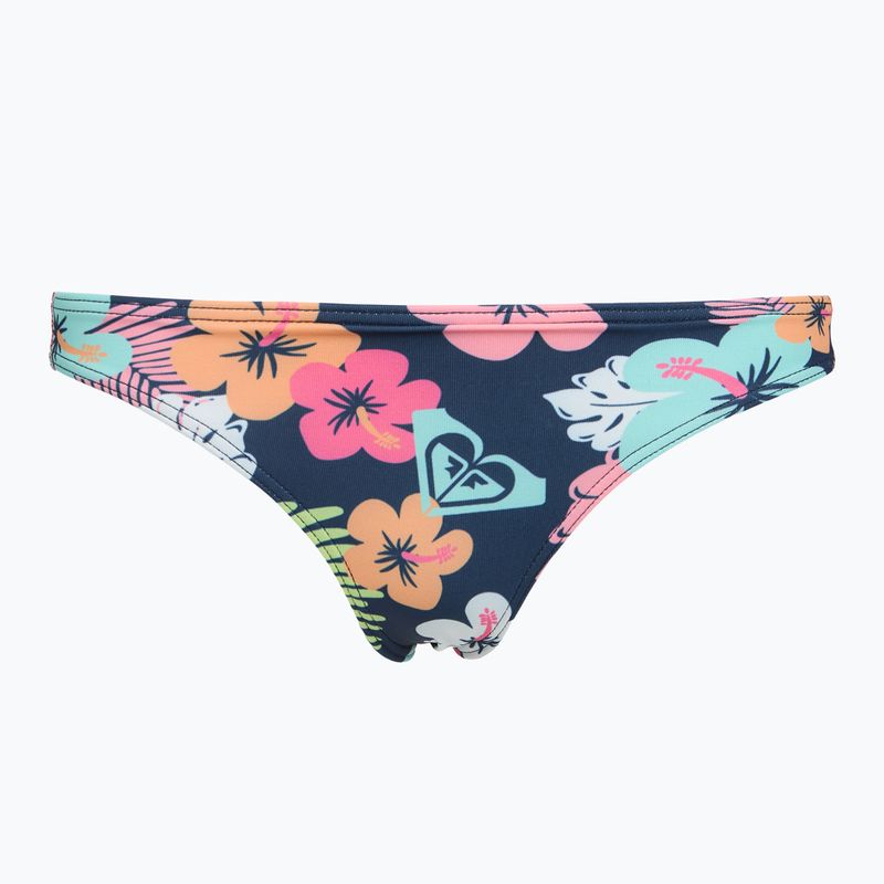 Maglia a maniche lunghe + parte inferiore del costume da bagno ROXY Morning Flower Lycra Set mood indigo morning flowers 7