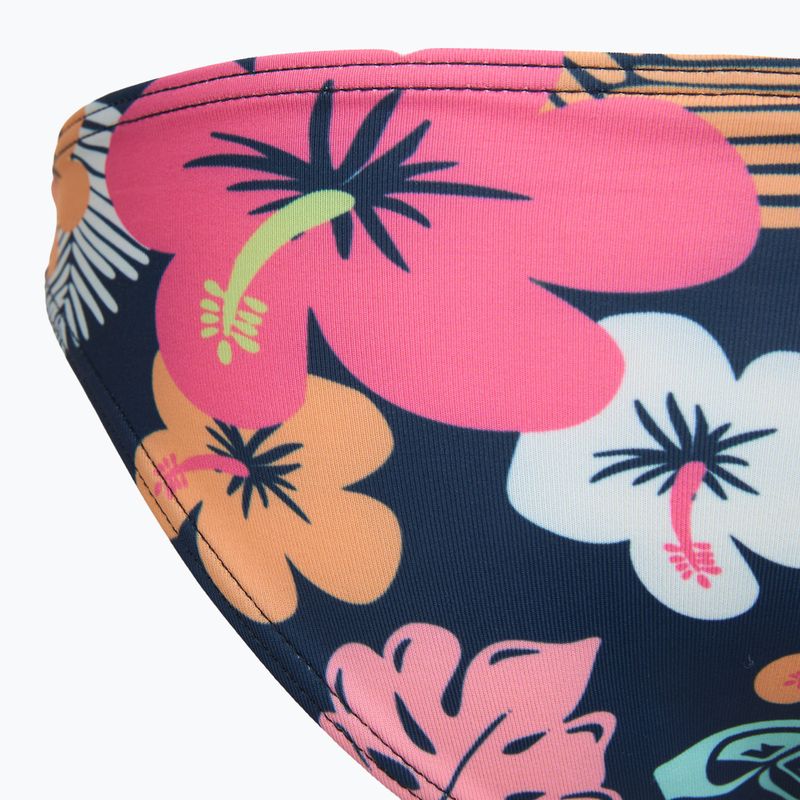 Maglia a maniche lunghe + parte inferiore del costume da bagno ROXY Morning Flower Lycra Set mood indigo morning flowers 9