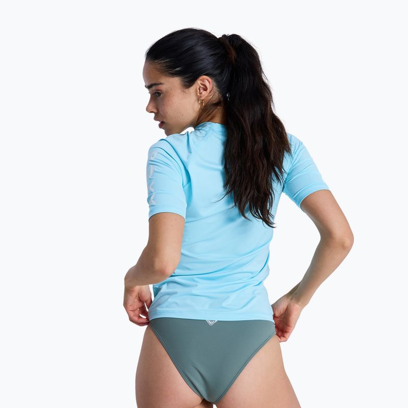 Maglietta da nuoto donna ROXY Whole Hearted tanager turquoise 3