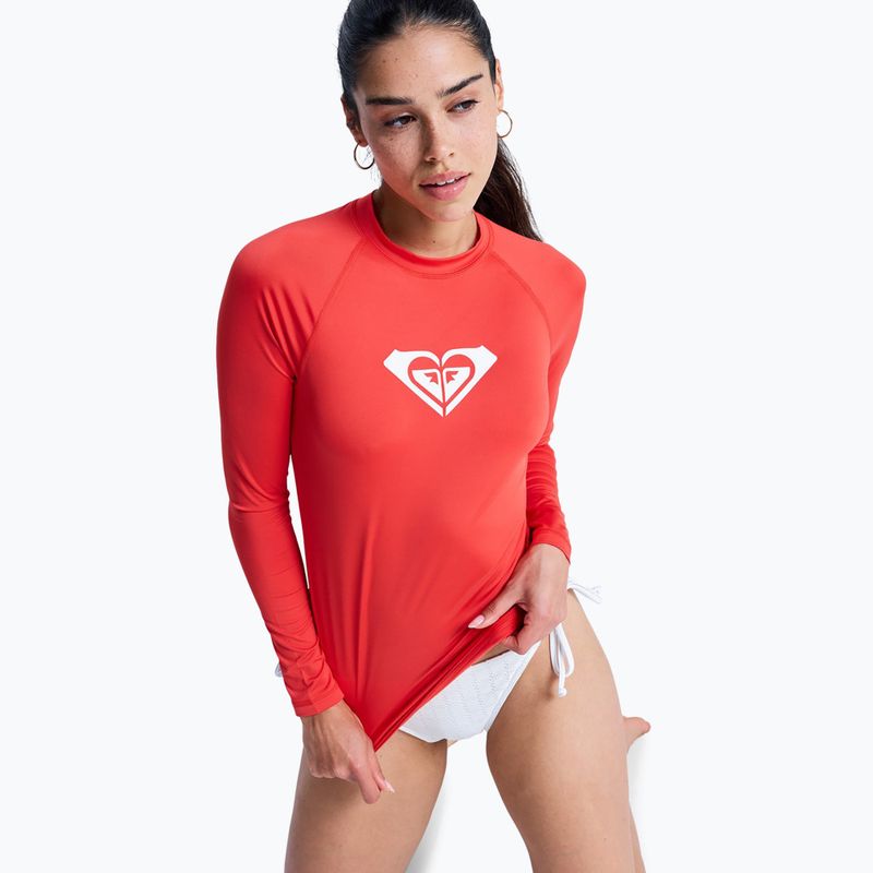 Maglia a maniche lunghe da nuoto da donna ROXY Whole Hearted hibiscus 3