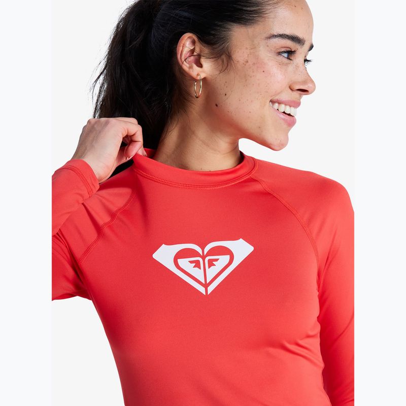 Maglia a maniche lunghe da nuoto da donna ROXY Whole Hearted hibiscus 5
