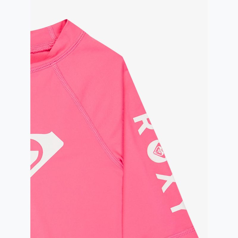 Maglietta da nuoto per bambini ROXY Whole Hearted sangria sunset 3