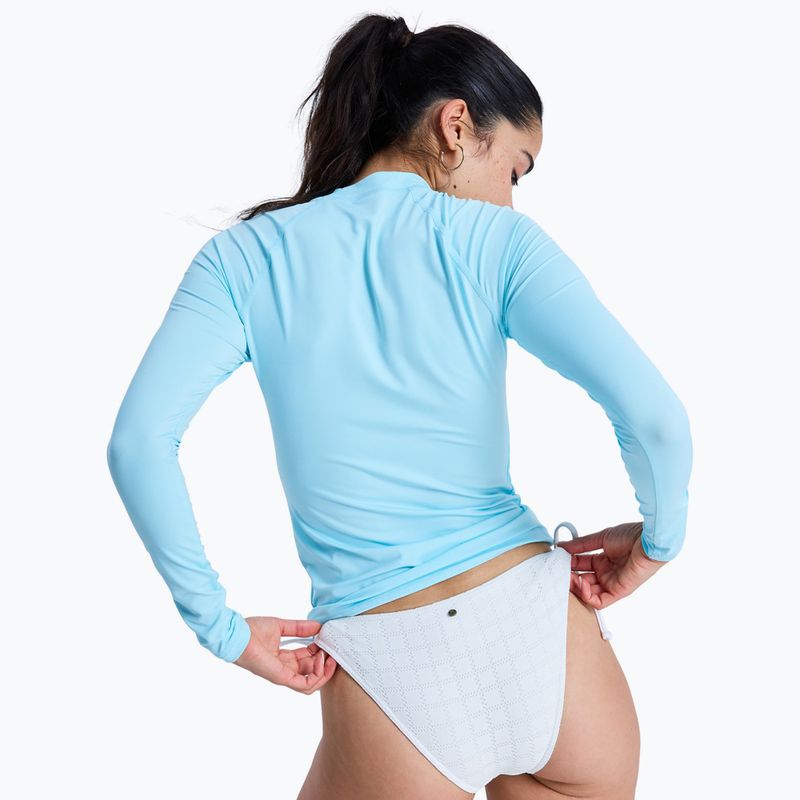 Maglia a maniche lunghe per il nuoto da donna ROXY Whole Hearted tanager turquoise 3