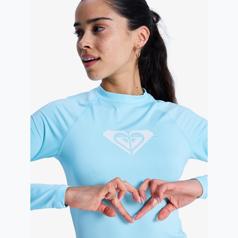 Maglia a maniche lunghe per il nuoto da donna ROXY Whole Hearted tanager turquoise 6