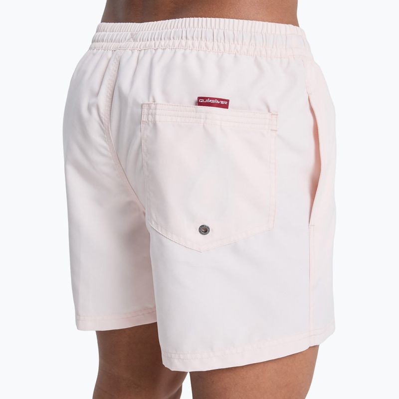 Pantaloncini da bagno uomo Quiksilver Everyday Solid Volley 15" rosewater 7